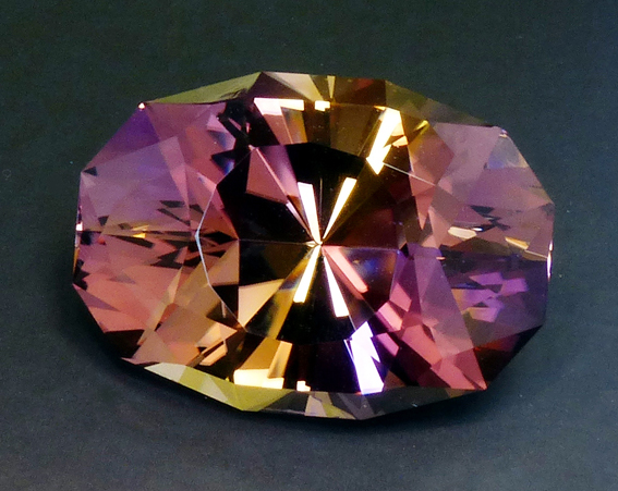 U.S. faceted blended ametrine