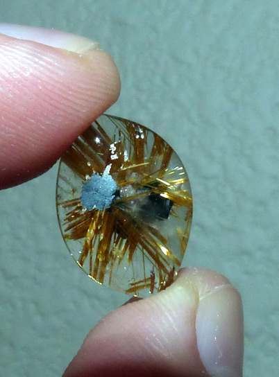 quartz with rutile, rutilated quartz