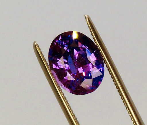 unheated purple sapphire