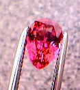 orangy red sapphire