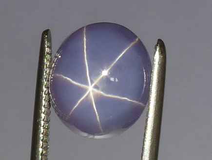 blue grey star sapphire
