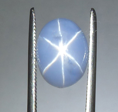 blue grey star sapphire