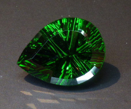 large concave cut chrome tourmaline