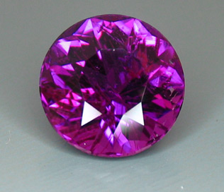 purple mozambique tourmaline recut by our master cutter