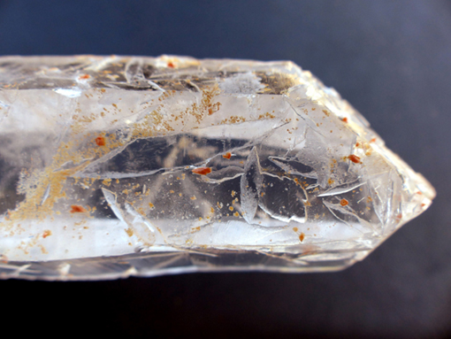 unusual lemurian quartz crystal