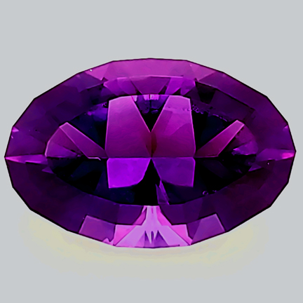 US faceted amethyst