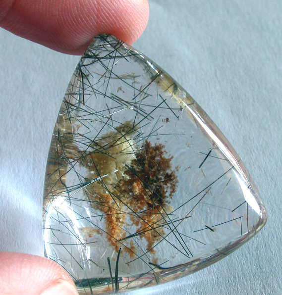 quartz with tourmaline needles