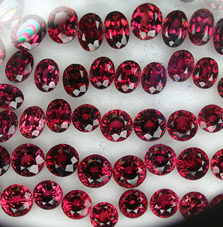 certed unheated african ruby matched pairs
