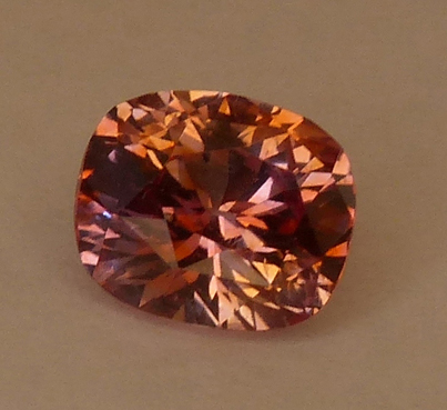 pinkish orange gia certed oval pad sapphire