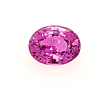 neony pink oval sapphire - unheated