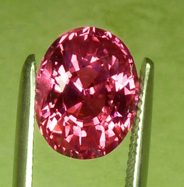 violet pink oval sapphire