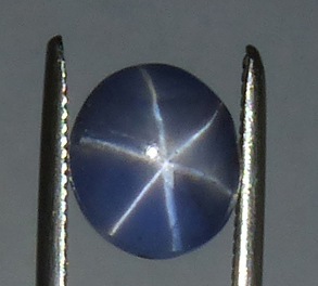 light-medium blue star sapphire