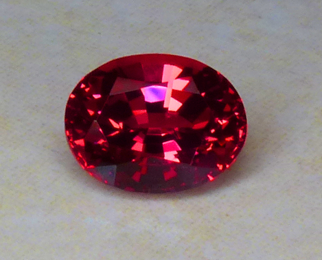beautiful red vietnamese spinel