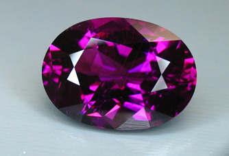 published purple mozambique tourmaline - recut by our master cutter
