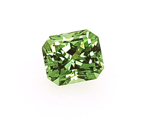 tsavorite garnet - deep neon mint
