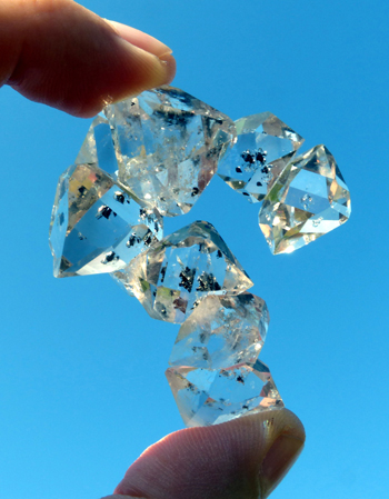 Fine Herkimer Diamond Cluster