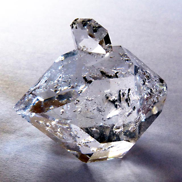 herkimer diamond - enhydro